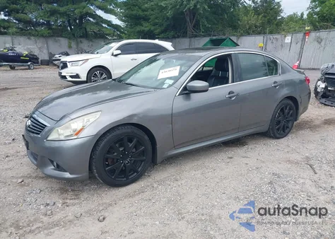 2013 Infiniti G37X z USA, uszkodzony, nr VIN JN1CV6AR3DM759306